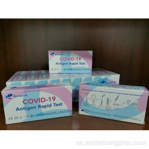 Dispositivos de prueba de saliva antígeno Covid-19